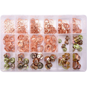 Sluitringen en aftappluggen 534pc. Yato YT-06864