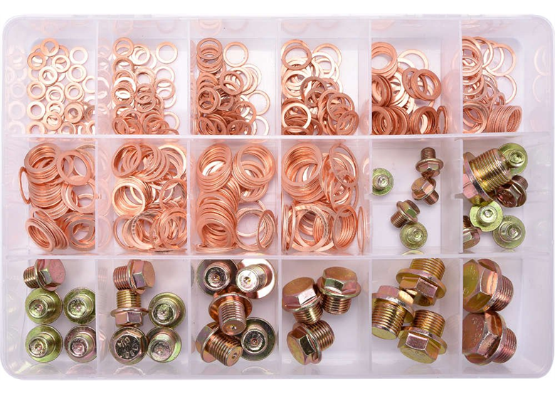 Sluitringen en aftappluggen 534pc. Yato YT-06864