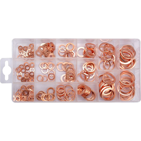 Zachte koperen sluitringen 220 st. Yato YT-068721