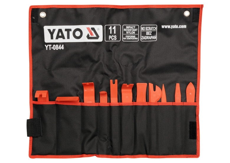 Bekledingclip trekkers 11-delig Yato YT-0844