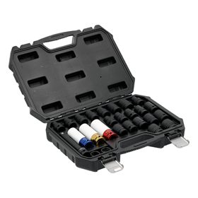1/2" slagdoppenset, 24 stuks Yato YT-10569