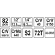 Gereedschap Set 82-delen Yato YT-12691