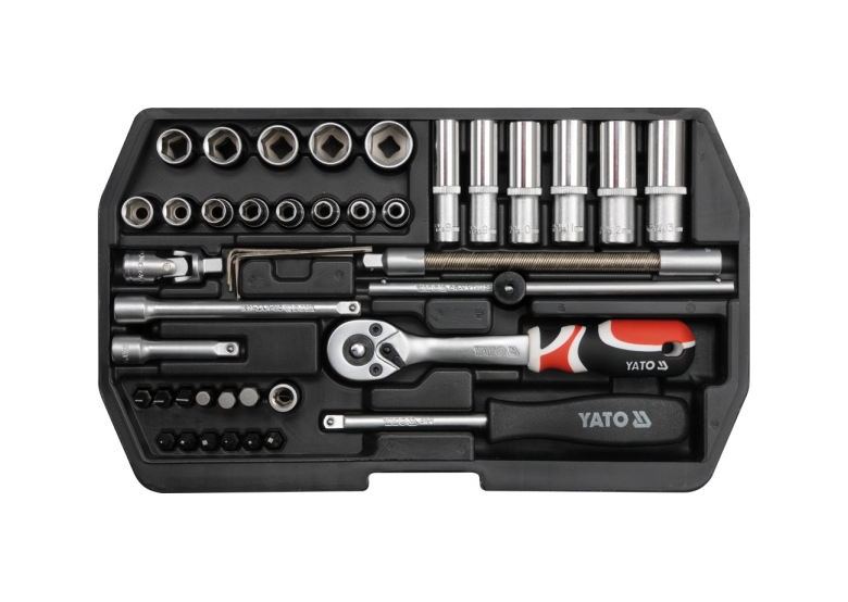 Dopsleutelset 1/4", 42-delig Yato YT-1448