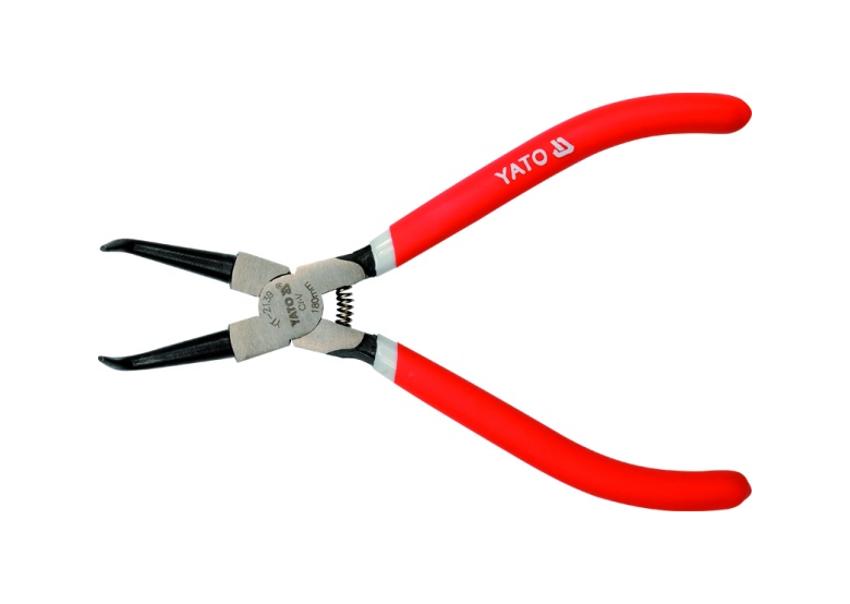 Borgveertang gebogen binnenkant 180mm Yato YT-2139