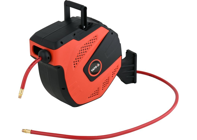 Pneumatische slang op een trommel Yato YT-24246