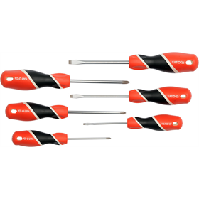 Set schroevendraaiers plat en kruis 6st. Yato YT-25965