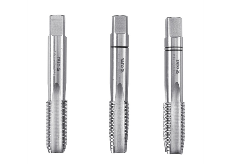 Tapset, handmatig HSS m2, m14, 3 stk. Yato YT-2940