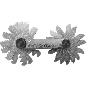 Metrische draadmeter whitworth Yato YT-29982