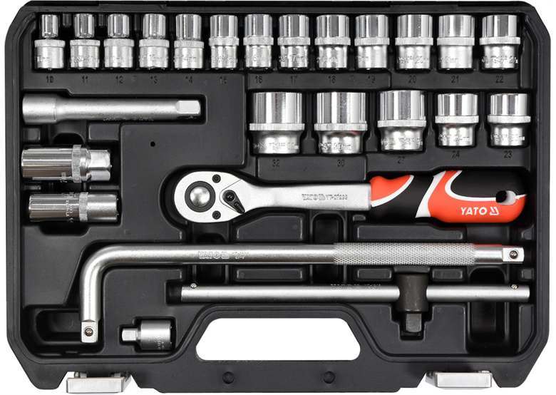 Gereedschap Set  1/2", 25st. Yato YT-38741
