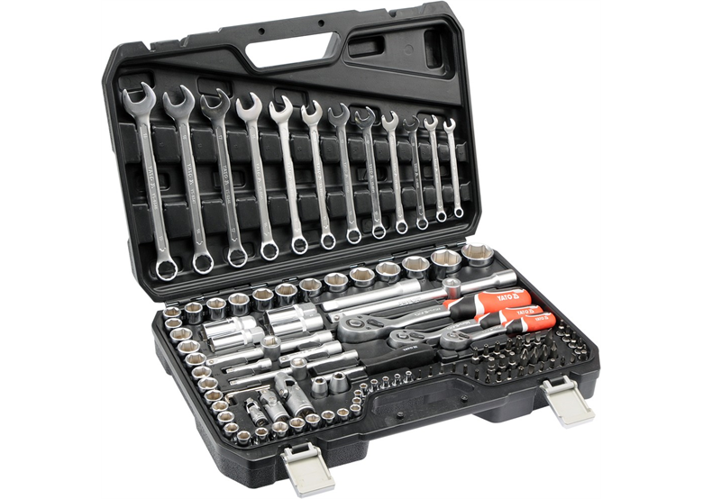 Gereedschap Set  xl 1/4 3/8 1/2 111-delen Yato YT-38831