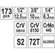 Doppen/bittenset 1/2" 1/4" 3/8" 173st. Yato YT-38931