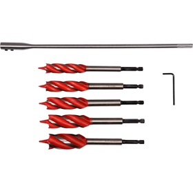 Houtboor set 16-25mm 7-delig Yato YT-44693
