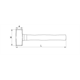 Steenhamer 1250 g met houten steel Yato YT-4551