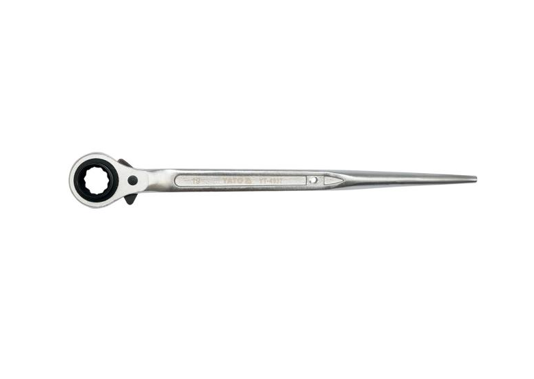 Dubbelzijdige dopsleutel met ratel 19x22 mm Yato YT-4937