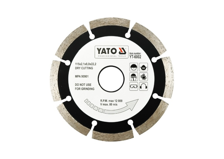 Diamantzaagblad 115mm Yato YT-6002