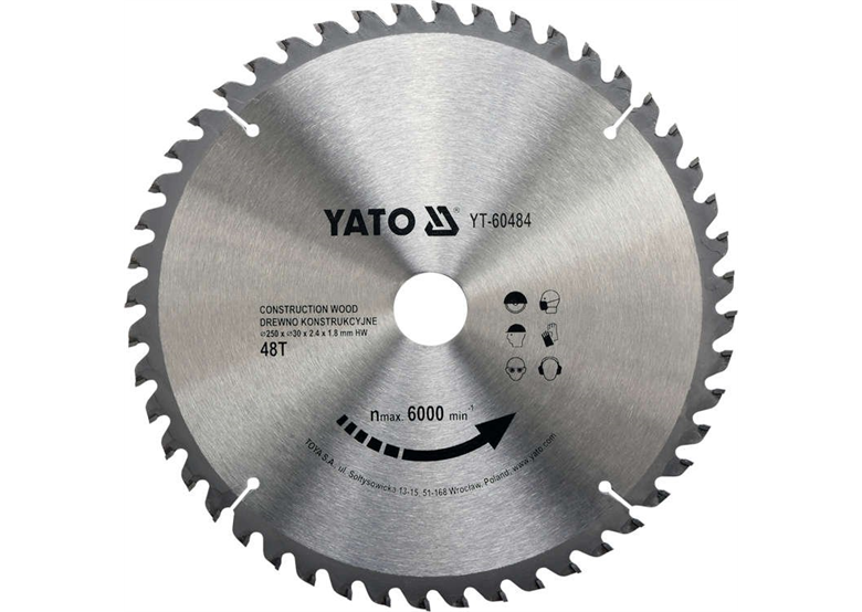 Zaagblad Widia voor hout  250x30mm Yato YT-60484