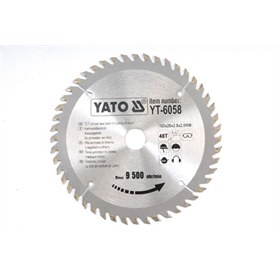 Zaagblad voor hout, met wolfraam 160x20mm T48 Yato YT-6058