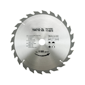 Zaagblad voor hout, met wolfraam 300x30mm T60 Yato YT-6075