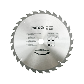 Hardmetaal cirkelzaagblad  350x30mm T28 Yato YT-6080
