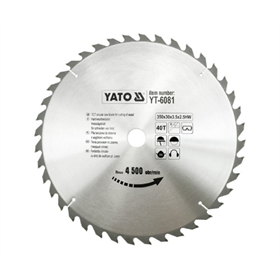 Hardmetaal cirkelzaagblad  350x30mm T40 Yato YT-6081