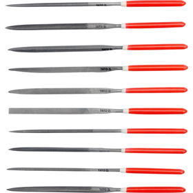 Naaldvijlenset 10-delig 5 x 180 x 85 mm Yato YT-6165