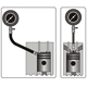 Compressiedrukmeter in dieselmotoren 16-delig Yato YT-7307