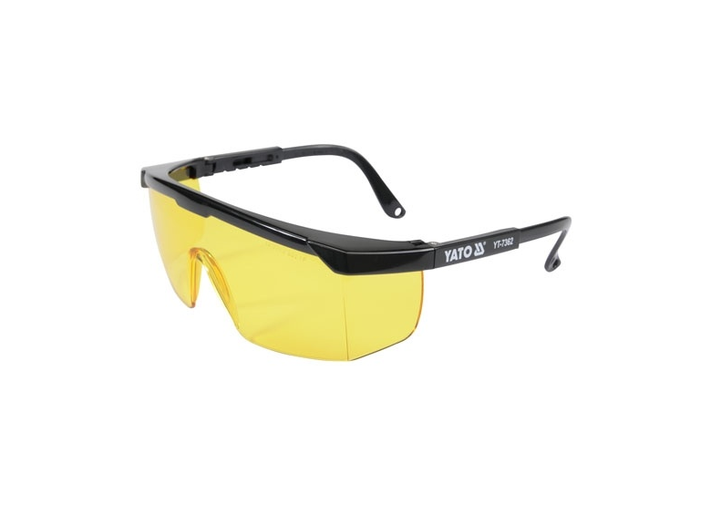Veiligheidsbril geel type 9844 Yato YT-7362