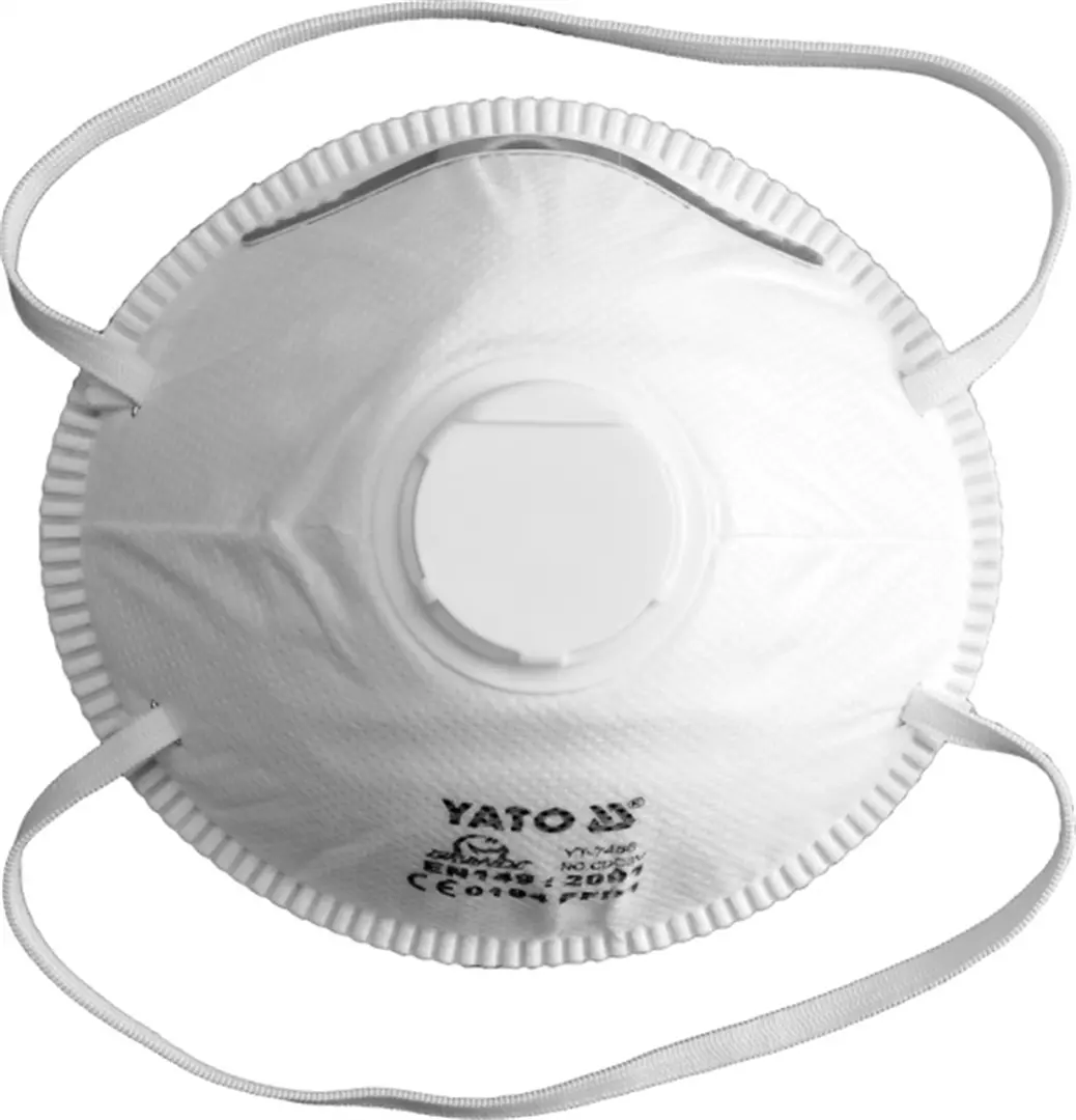 Stofmasker met ventiel cdc3v 3 stuks  Yato YT-7486