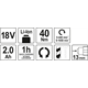 Boor-schroefmachine Yato YT-82782