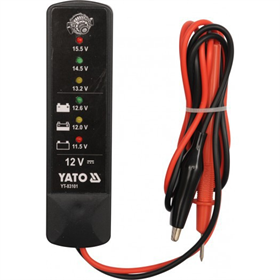 Autospanningsmeter  12v Yato YT-83101